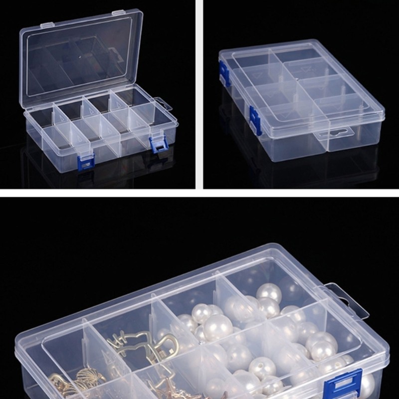 Multipurpose Workshop Organizer Container Removable Dividers with Secure Lock