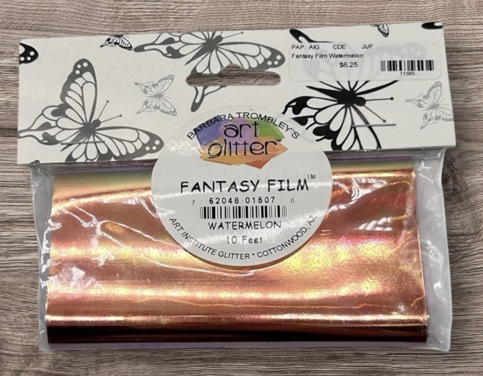 Art Glitter Fantasy Film Barbara Trombley's 10 Feet "Watermelon” New In Package
