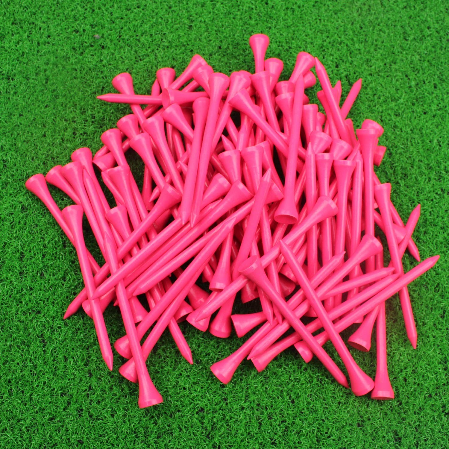 MYKUJA Bamboo/Wood Golf Tees 3-1/4" 2-3/4" 2-1/8" 100/50 Pcs Durable Multicol...