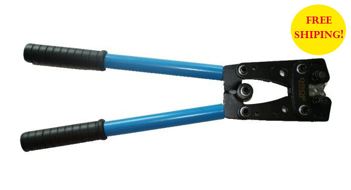 DROF Mechanical crimping tool for 10 to 2/0 AWG ( 6 to 50 mm² ) Made of Steel
