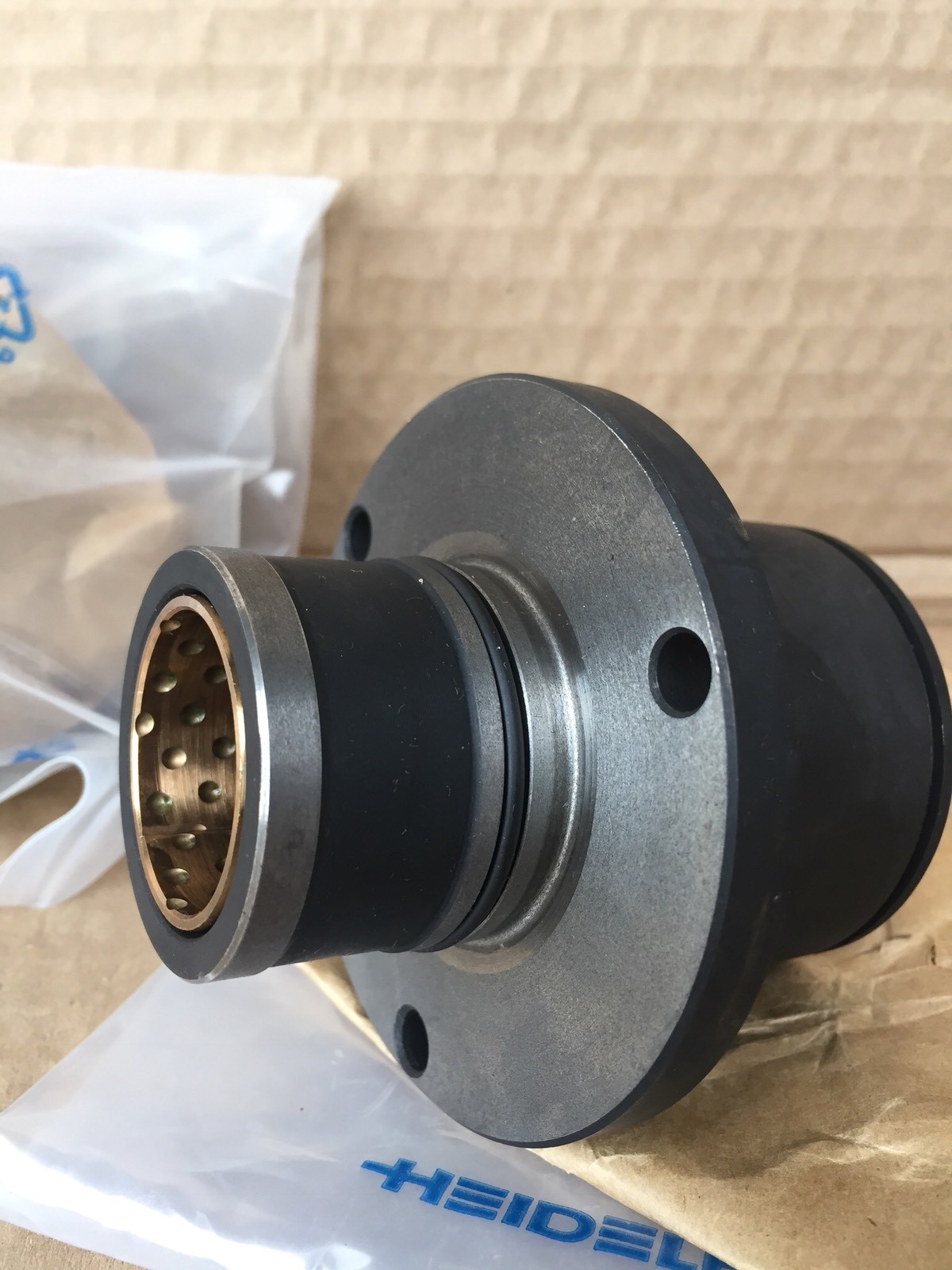 Original Heidelberg Matte Chrome Roller Bushing 71.030.264F