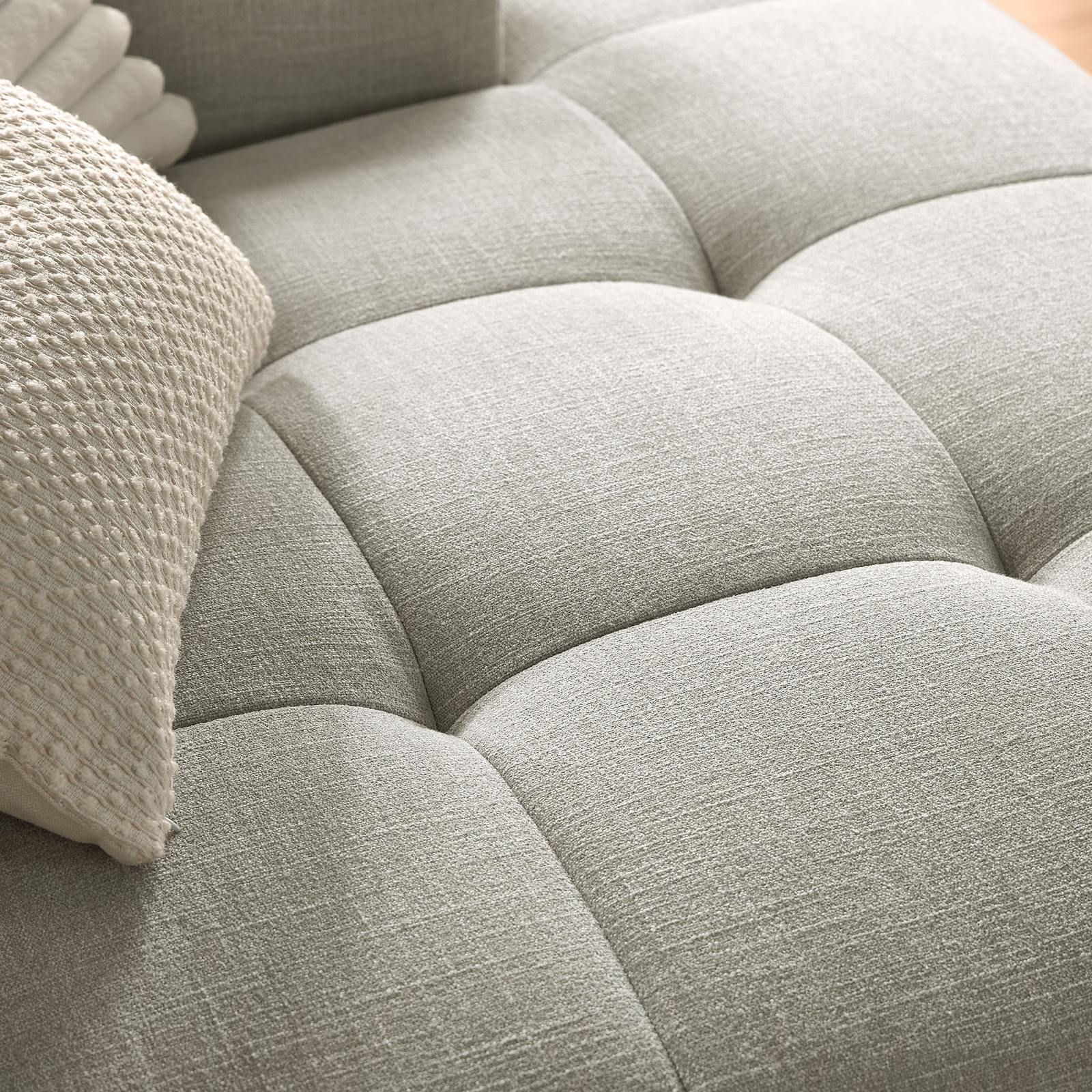 Liana Modular Sofa with Chaise in Linen