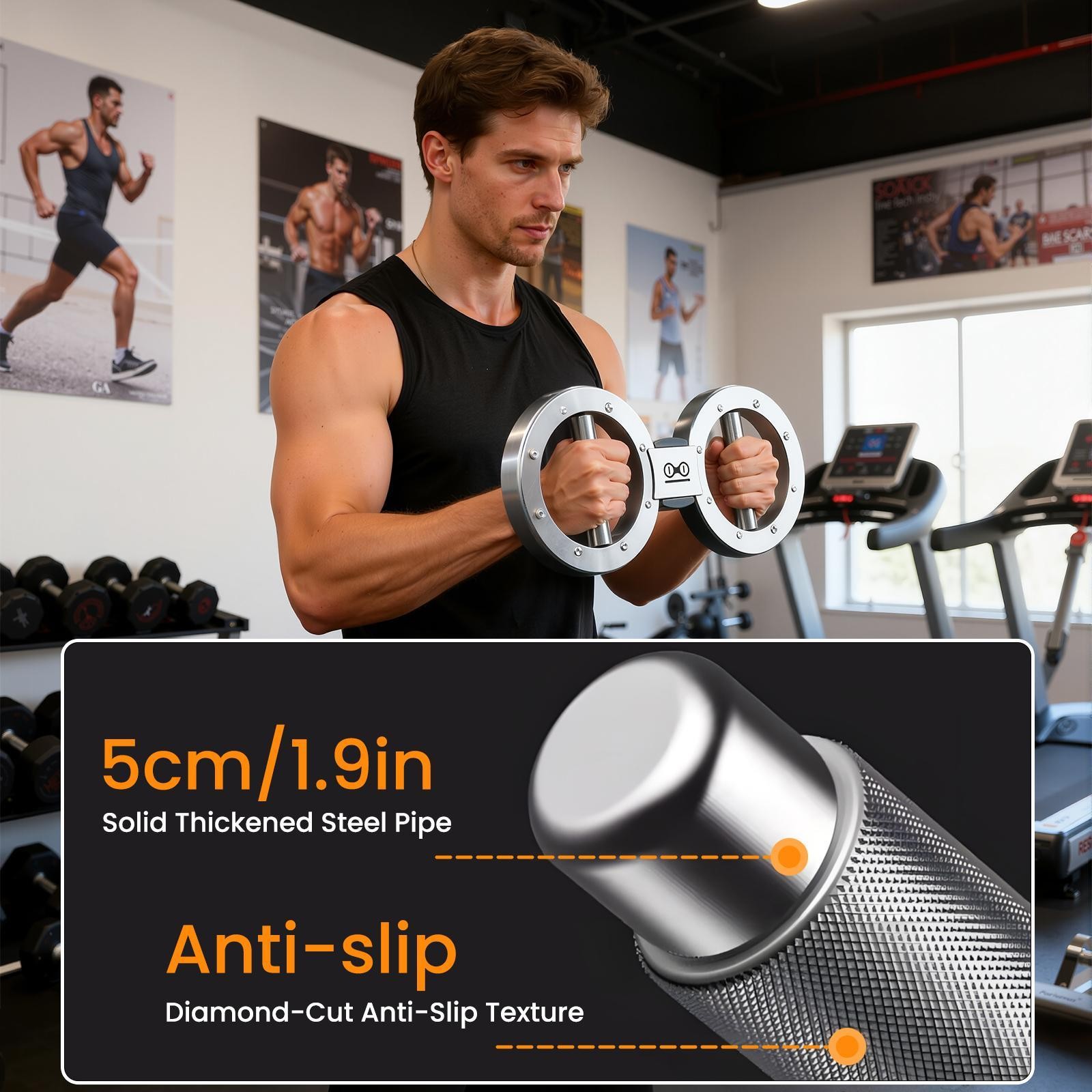 Spinnings Burn Rotator Machine Arm Workout Equipment Forearm Trainer