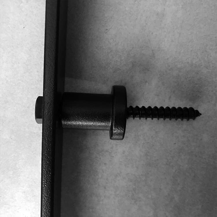 5Pcs Black Barn Door Rollers, 34mm/1.34in Sliding Spacers,