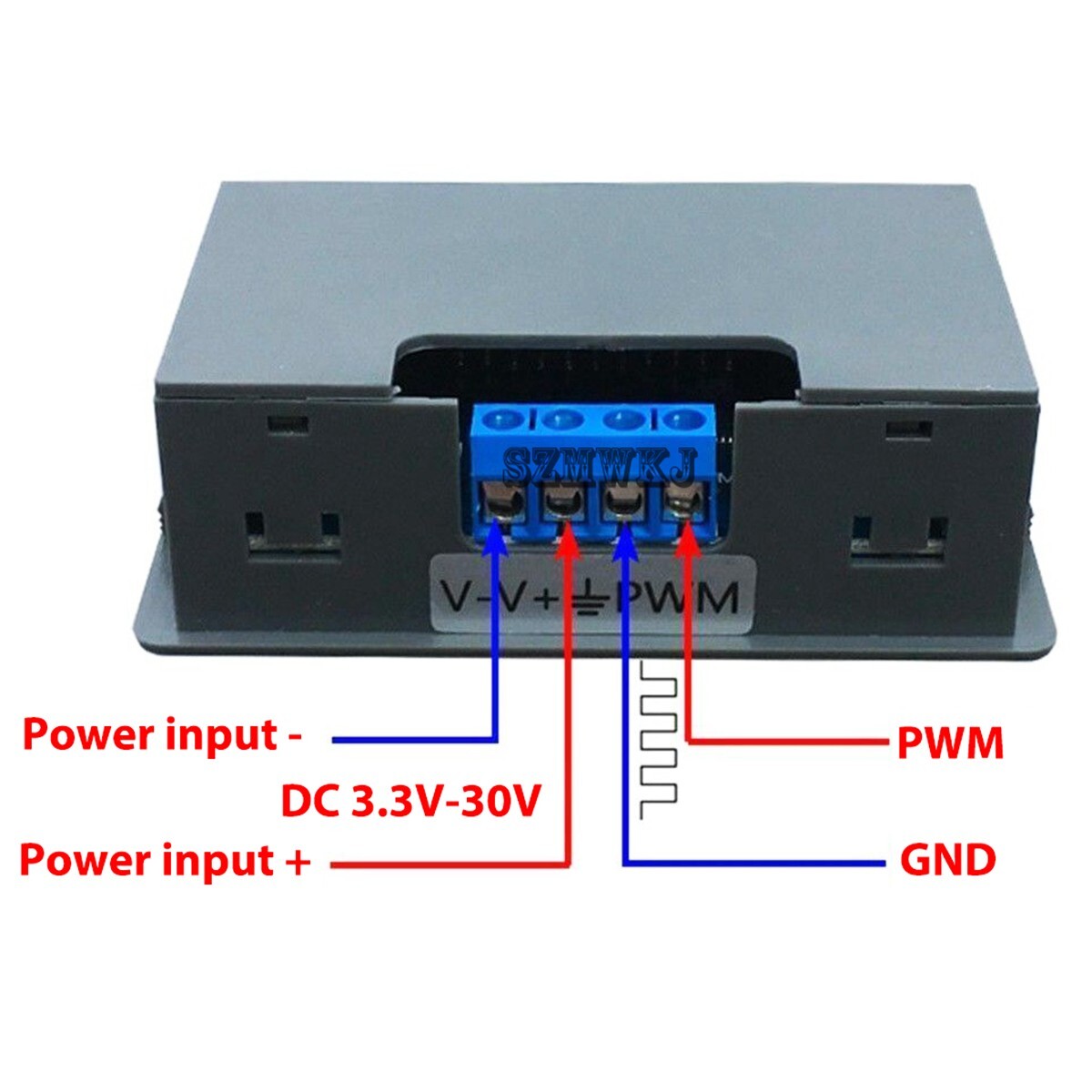 2PCS PWM Signal Generator Module Adjustable PWM Pulse Frequency Adjustable Meter