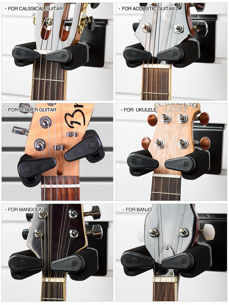 Gravity Guitar Hanger Wall Mount Stand Hooks With Self-locking U2