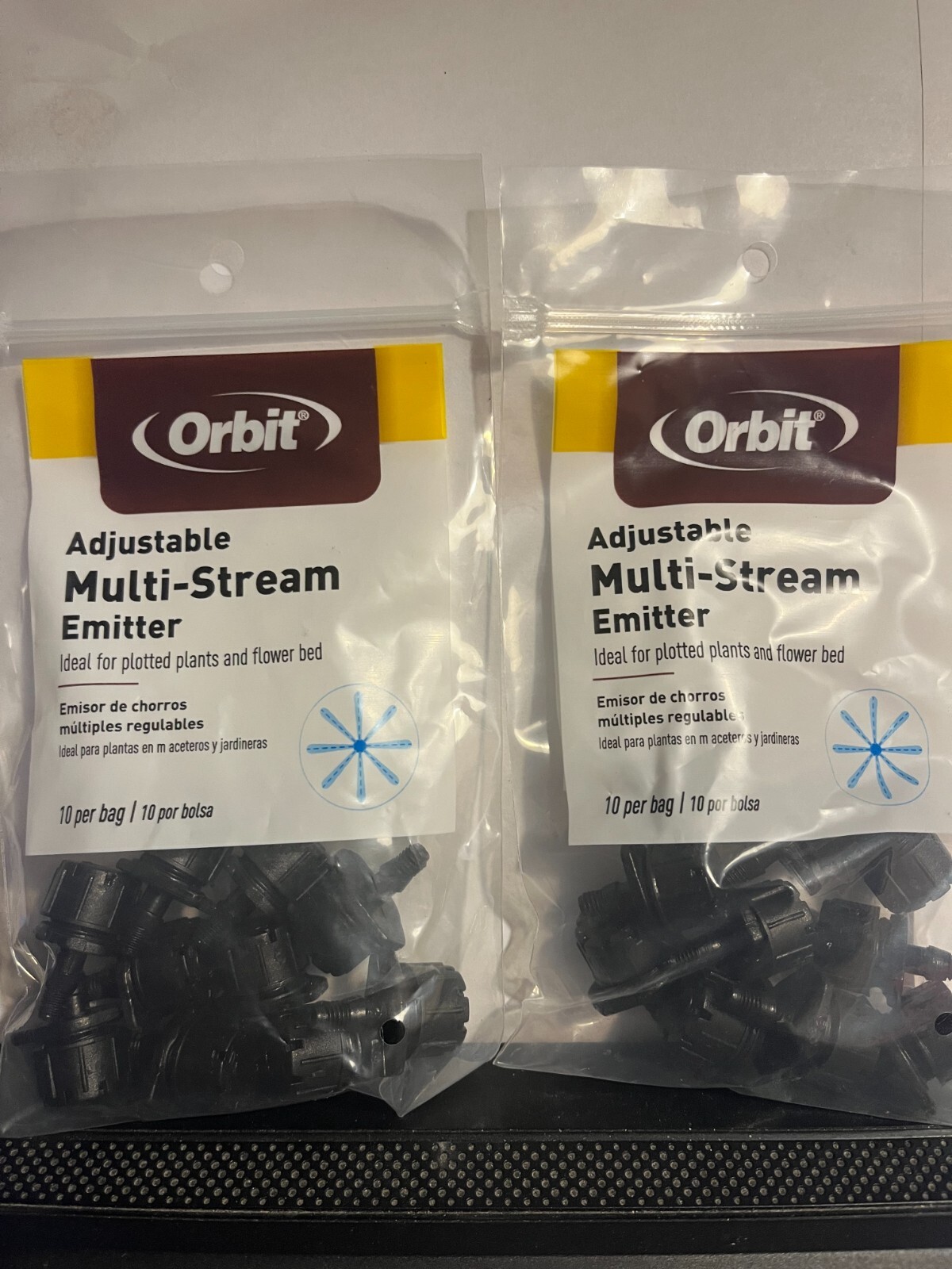 Orbit  Drip System Adjustable Multi-Stream Dripper Emitter 2 Packs of 10