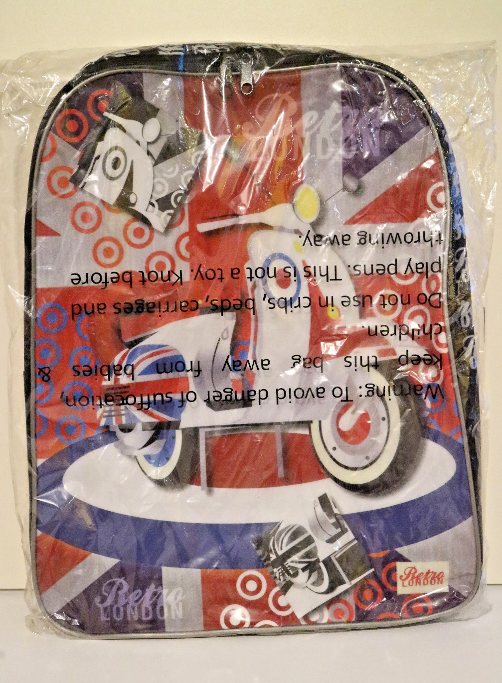 Vespa Backpack Rucksack New with tags by Retro London, Vespa Lambretta scooter,