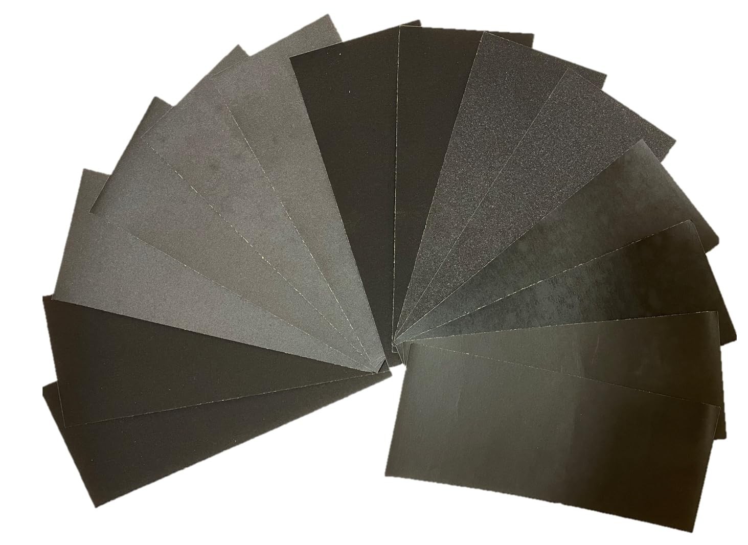 14Pcs Sandpaper 400 to 2000 Grits, Wet and Dry Sandpaper 9X3.6 Inch for Cars Pol