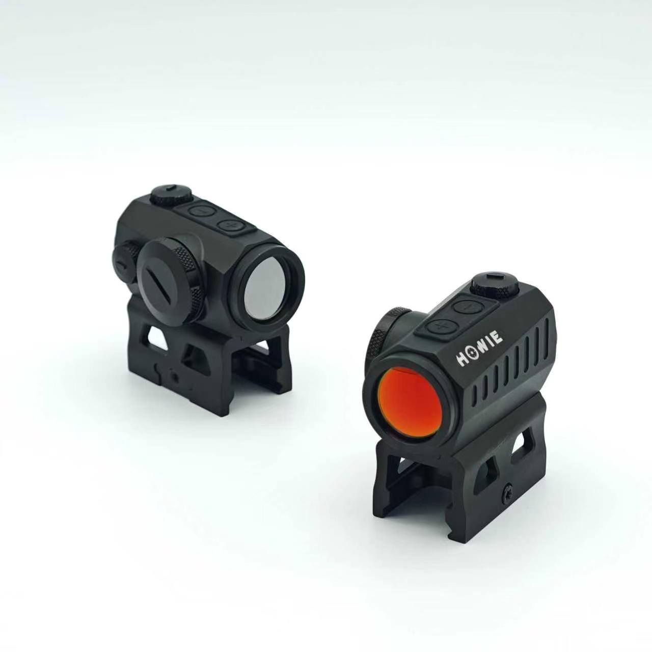 Tactics Closed Emitter Red/Green Dot Sight 1x20mm 2MOA w/ Co-Witness Riser Mount