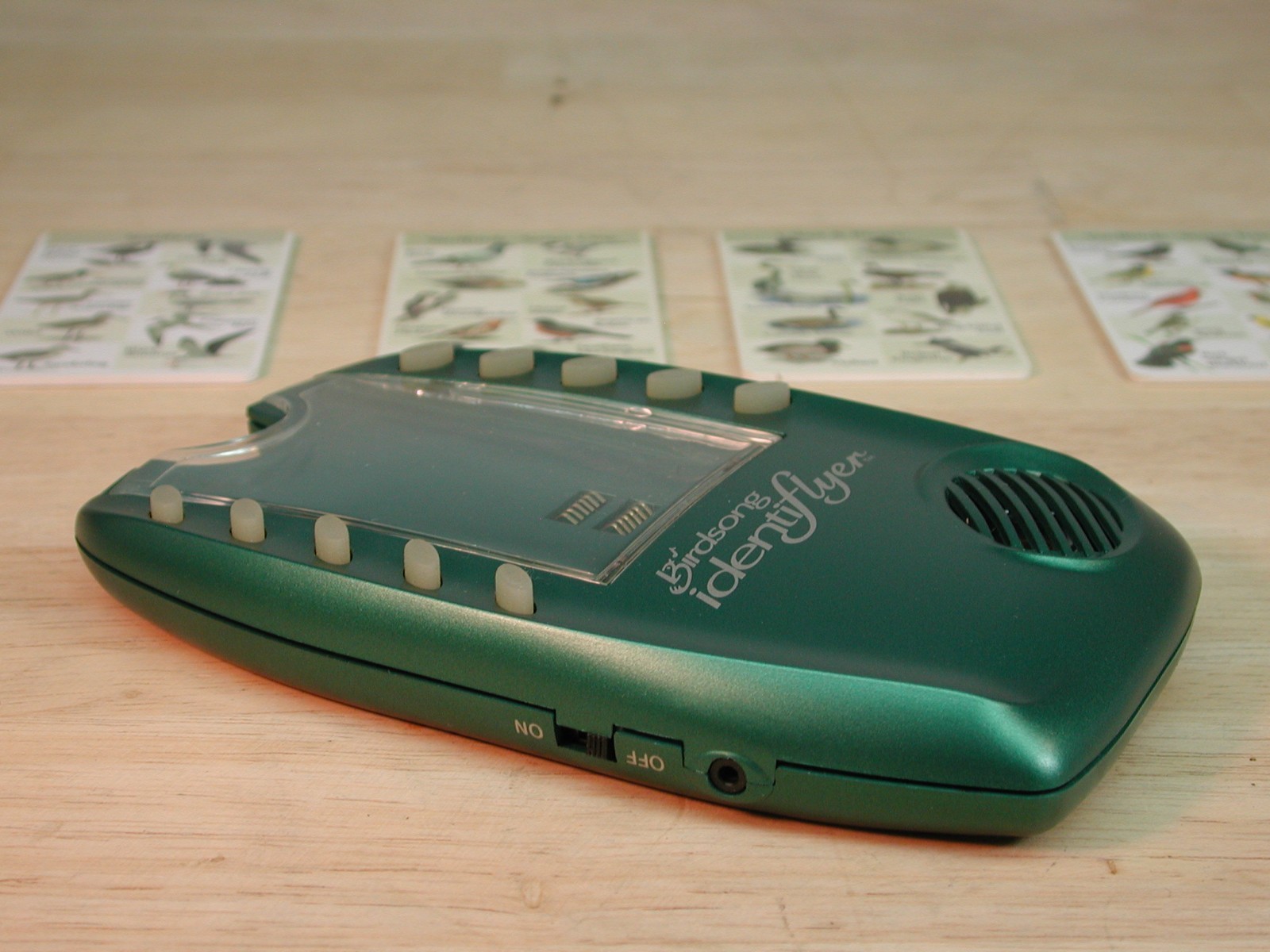 Birdsong Identiflyer - HANDHELD UNIT - player with 5 cards, identifier, tested,