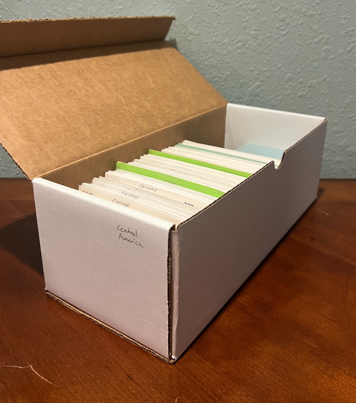 Guatemala Honduras Panama Stamp Collection On Hundreds of Dealer Cards ZAYIX