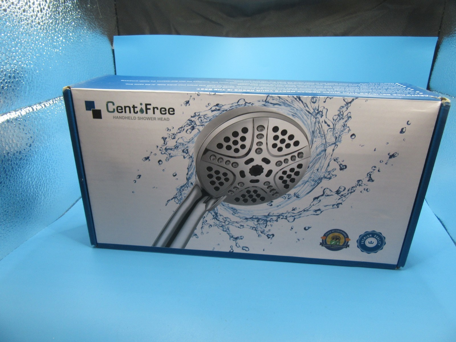 New CentiFree CH002-CP 6 Function Premium Chrome Handheld Shower Head
