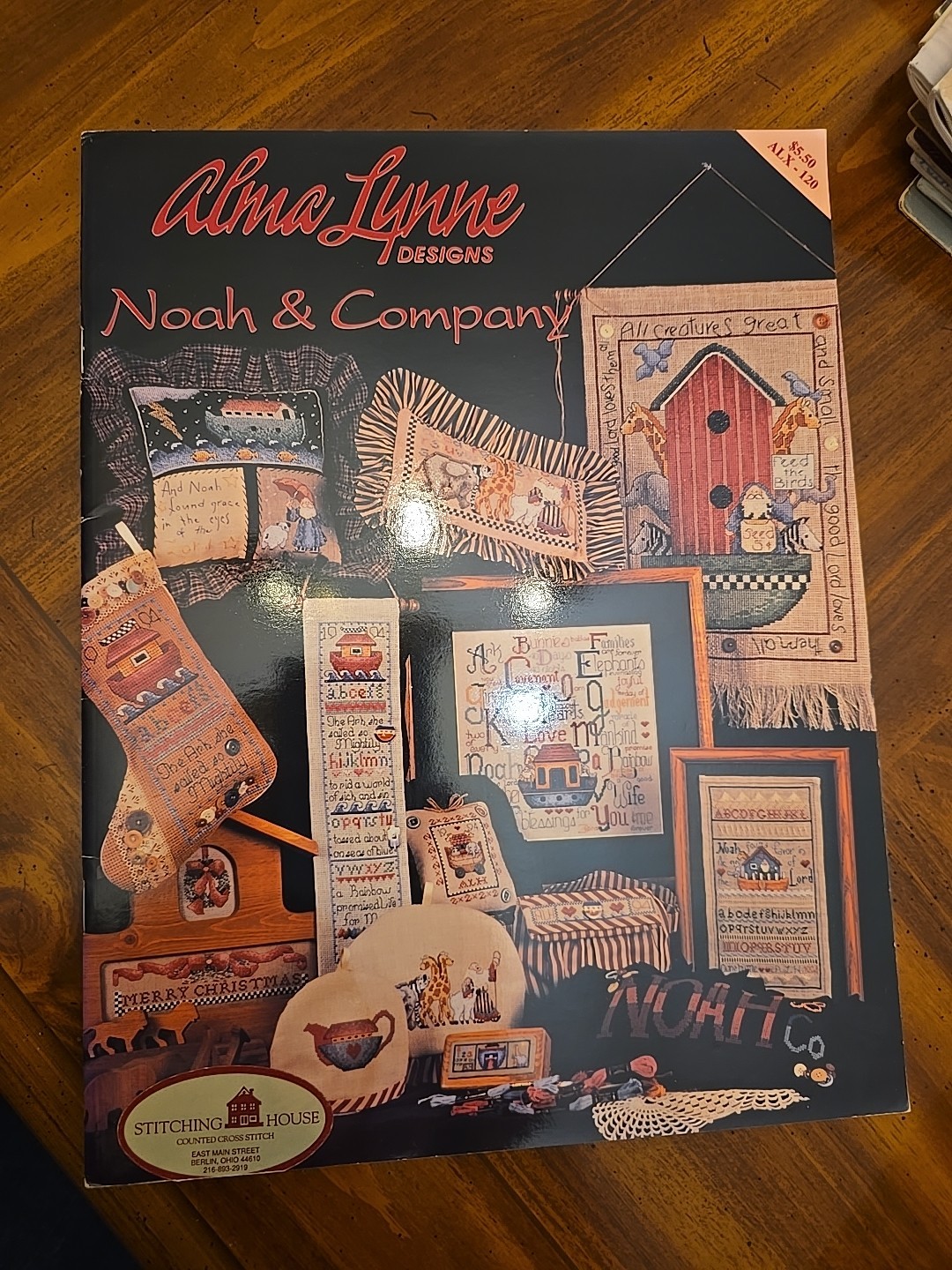ALMA LYNNE Counted Cross Stitch Booklet NOAH & COMPANY ALX-120 New