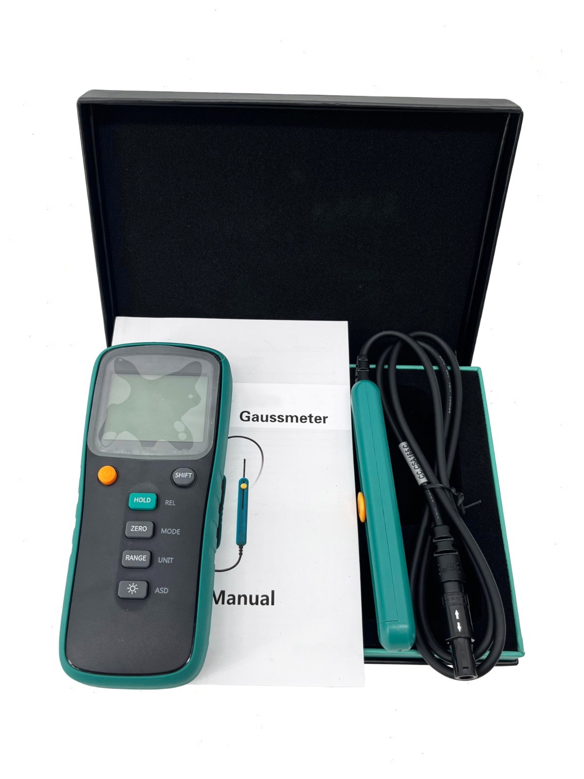 AC DC Magnetic Field Meter Tester with Range 2mT~3000mT Class 1 Modbus Protocol