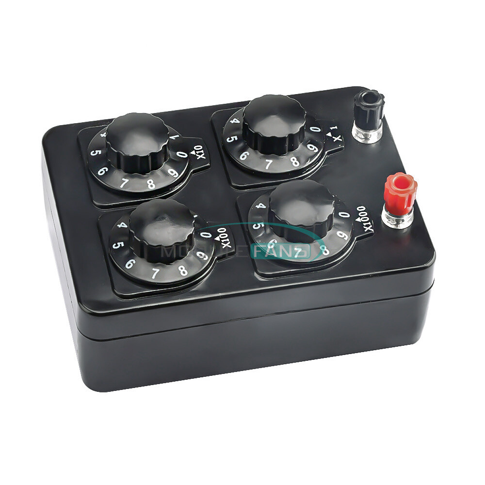 Simple Resistance Box 0-9999ohm 1ohm Progress Physical Electrical Teaching Tool