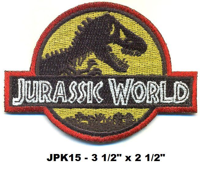 JURASSIC WORLD RED & YELLOW PATCH - JPK15