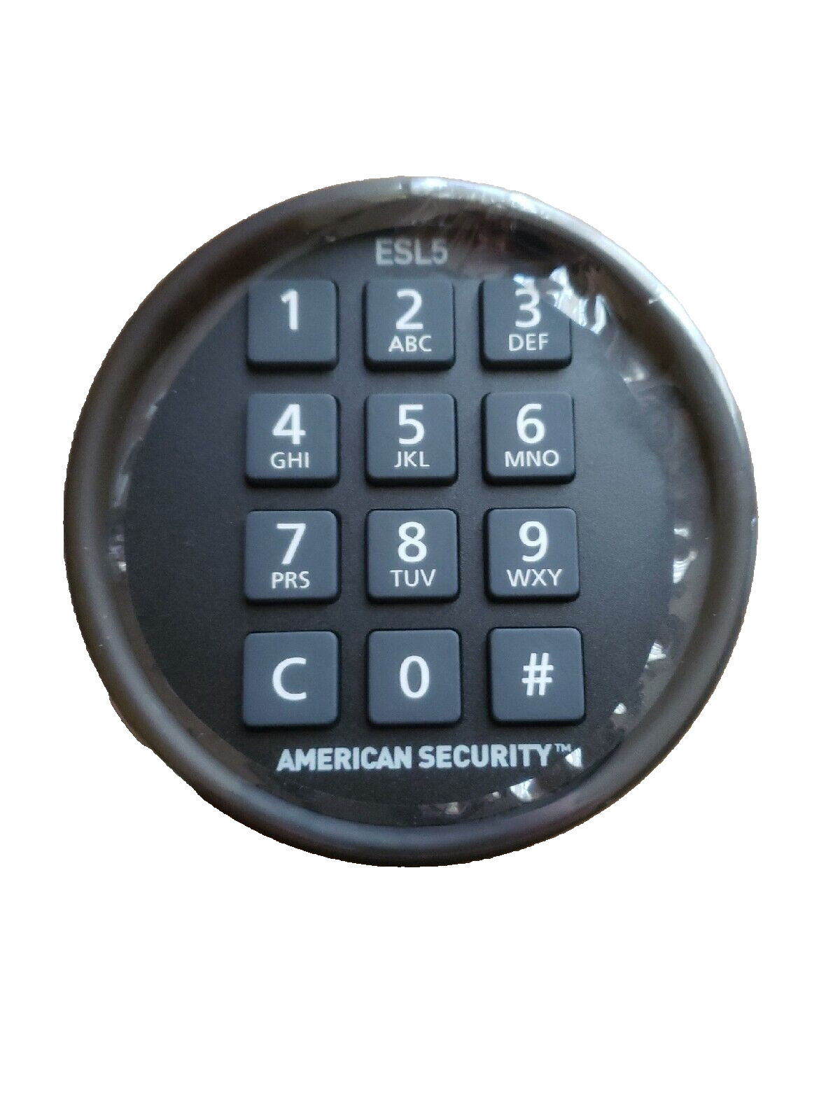 Amsec - ESL5 - Illuminated Electronic Pivot Safe Lock Kit (Dial & Lock) - Black