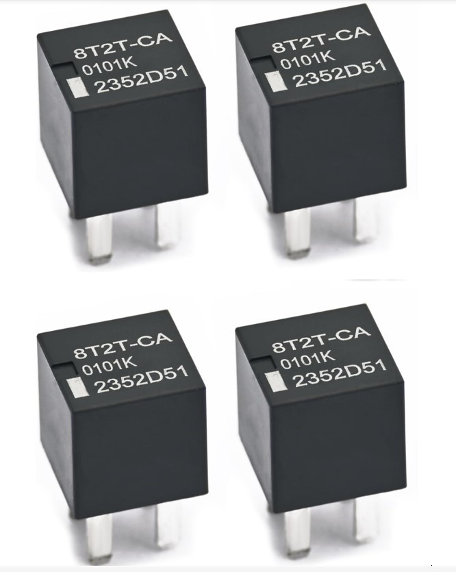 Relay 8T2T-CA (Set of 4) - 8T2T-CA 0101K 12VDC 20A Relay Automotive High-Perf