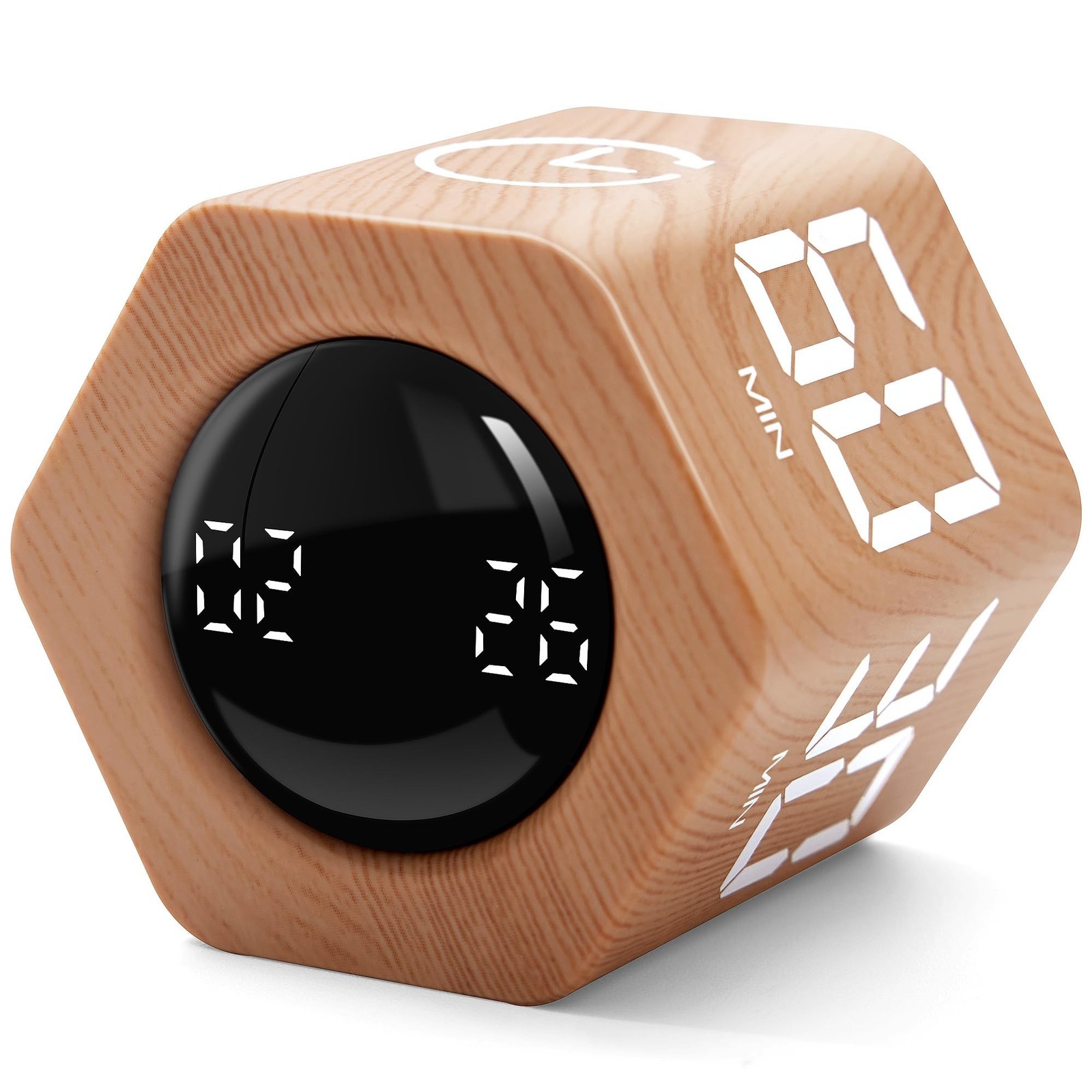 Productivity Timer 1, 5, 10, 30, 60 Minutes Preset, Desk Cube Timer with Grav...