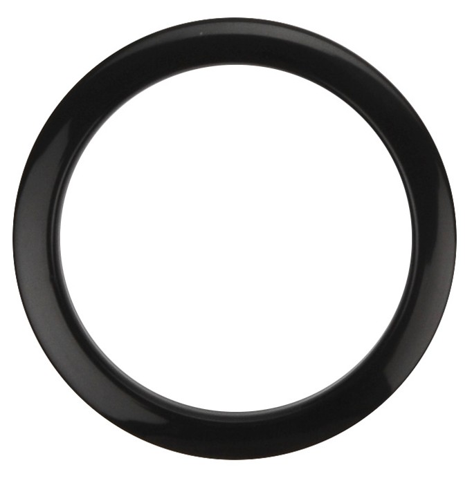 Bass Drum O's - HBL4 - 4" Black Drum O's