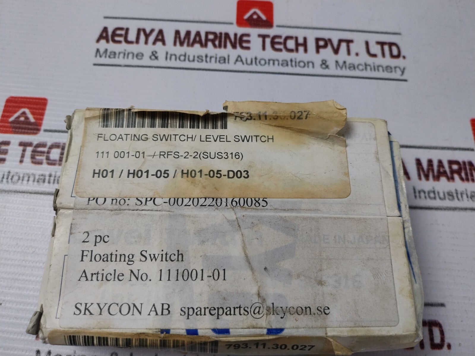 Skycon Rfs-2-2 Floating Switch / Level Switch