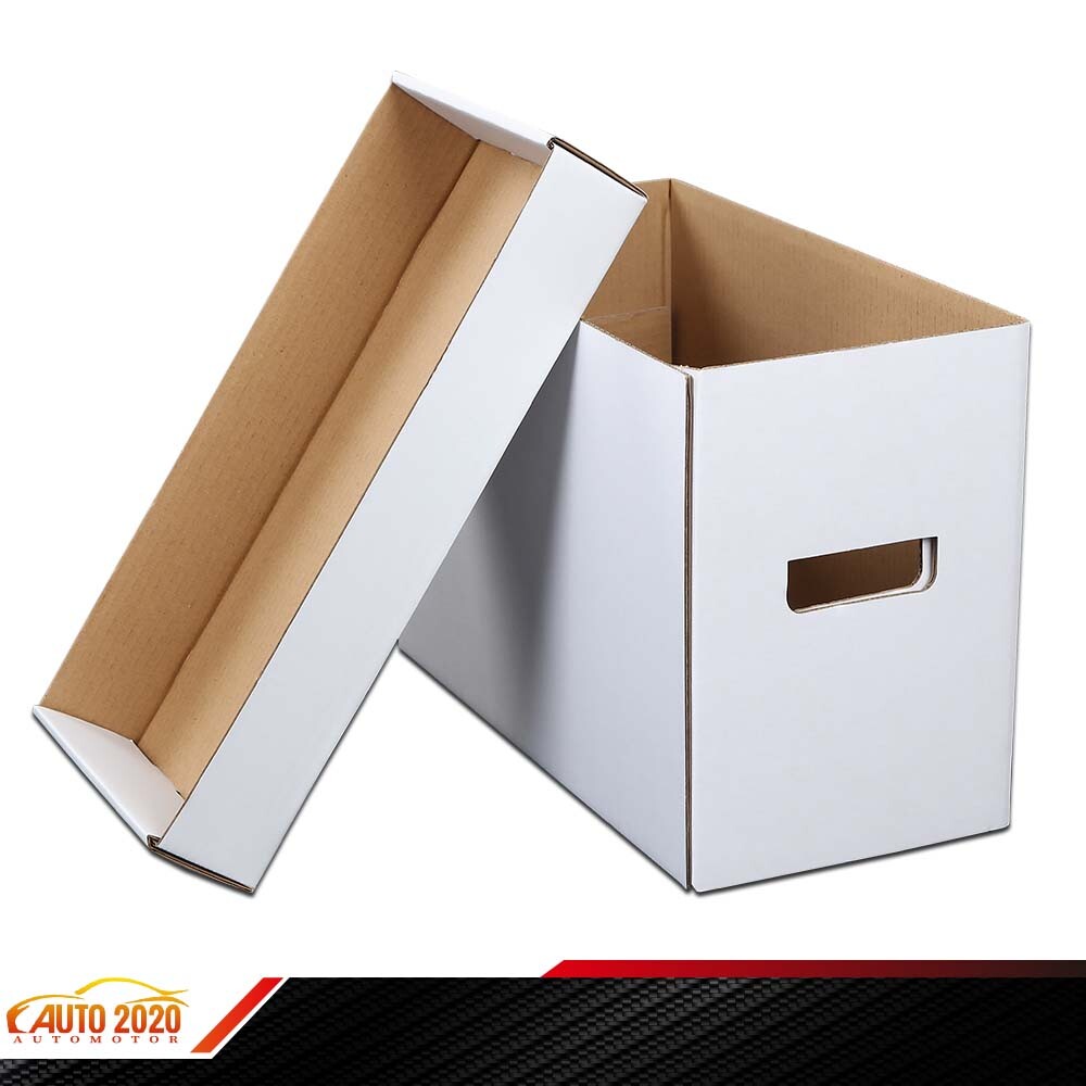 3X Short Comic Book Storage Boxes Holds 150 175 Stackable Archival Cardboard New