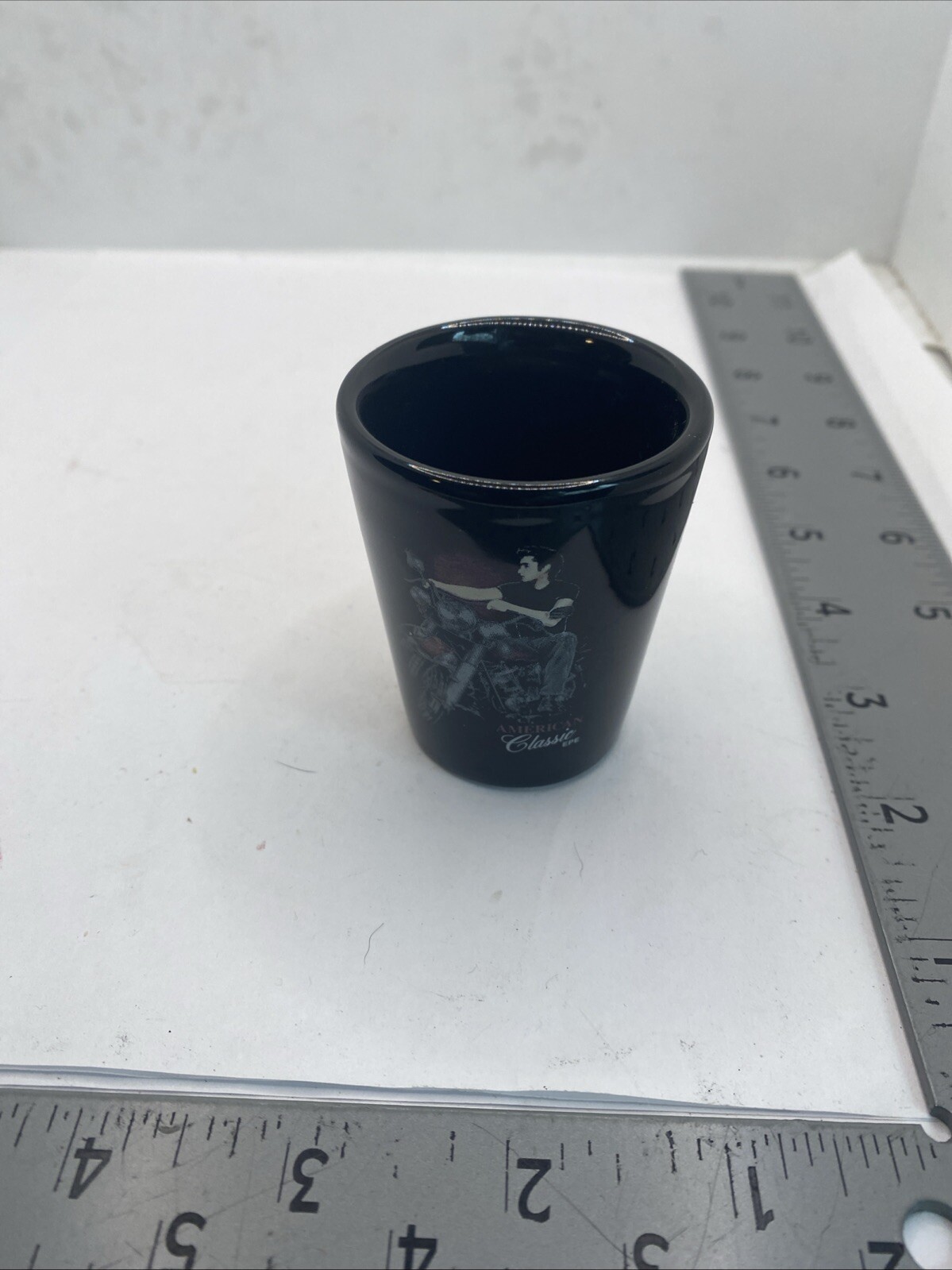 American Classic Motorcycle Shot Glass shotglass 87C-1157K