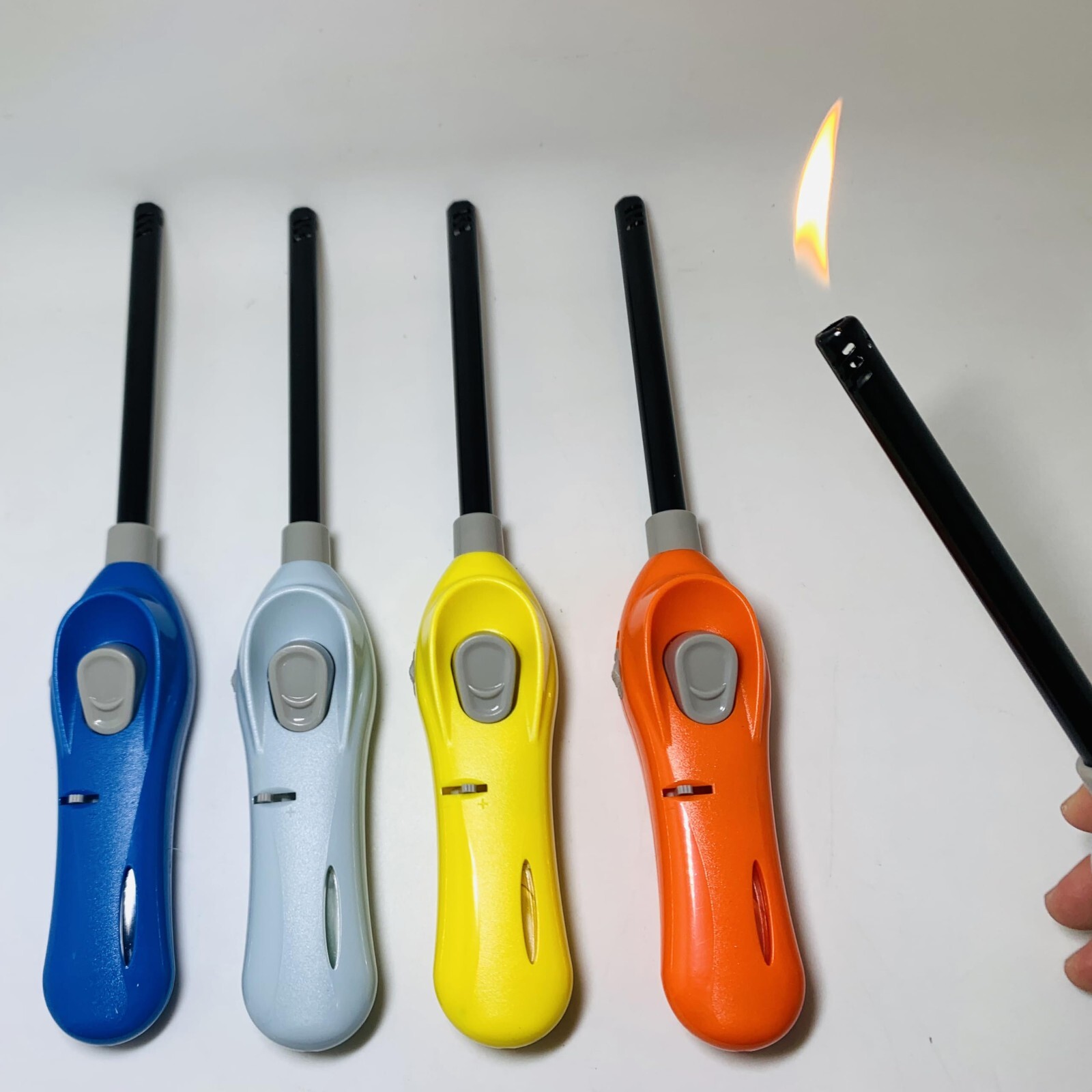 Candle Lighter Refillable for Kitchen Fireplace Pilot Light DIY BBQ Grill 4 Pack