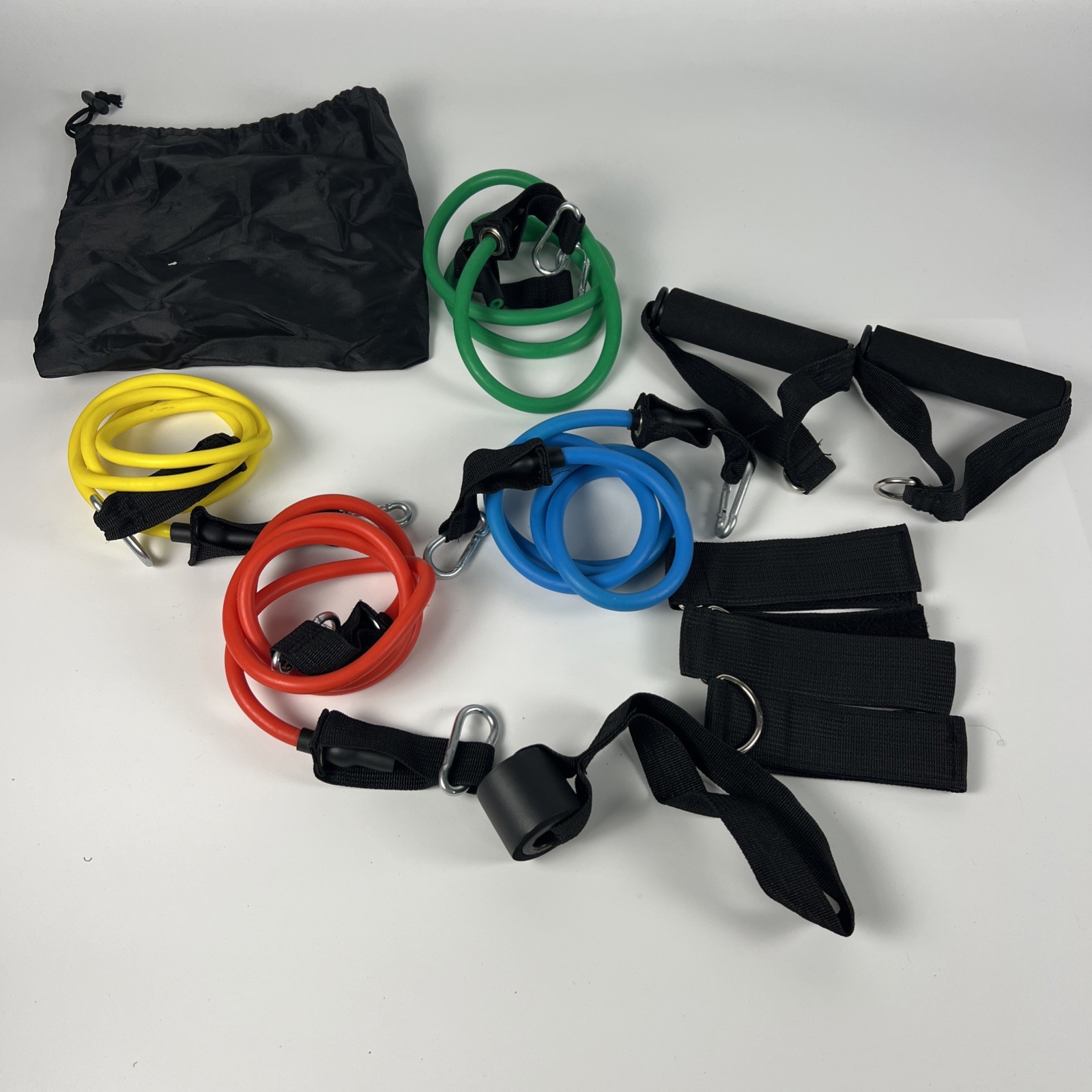 10 Pcs Resistance Bands for Home Gym Strength Fitness Yoga Indoor Workout