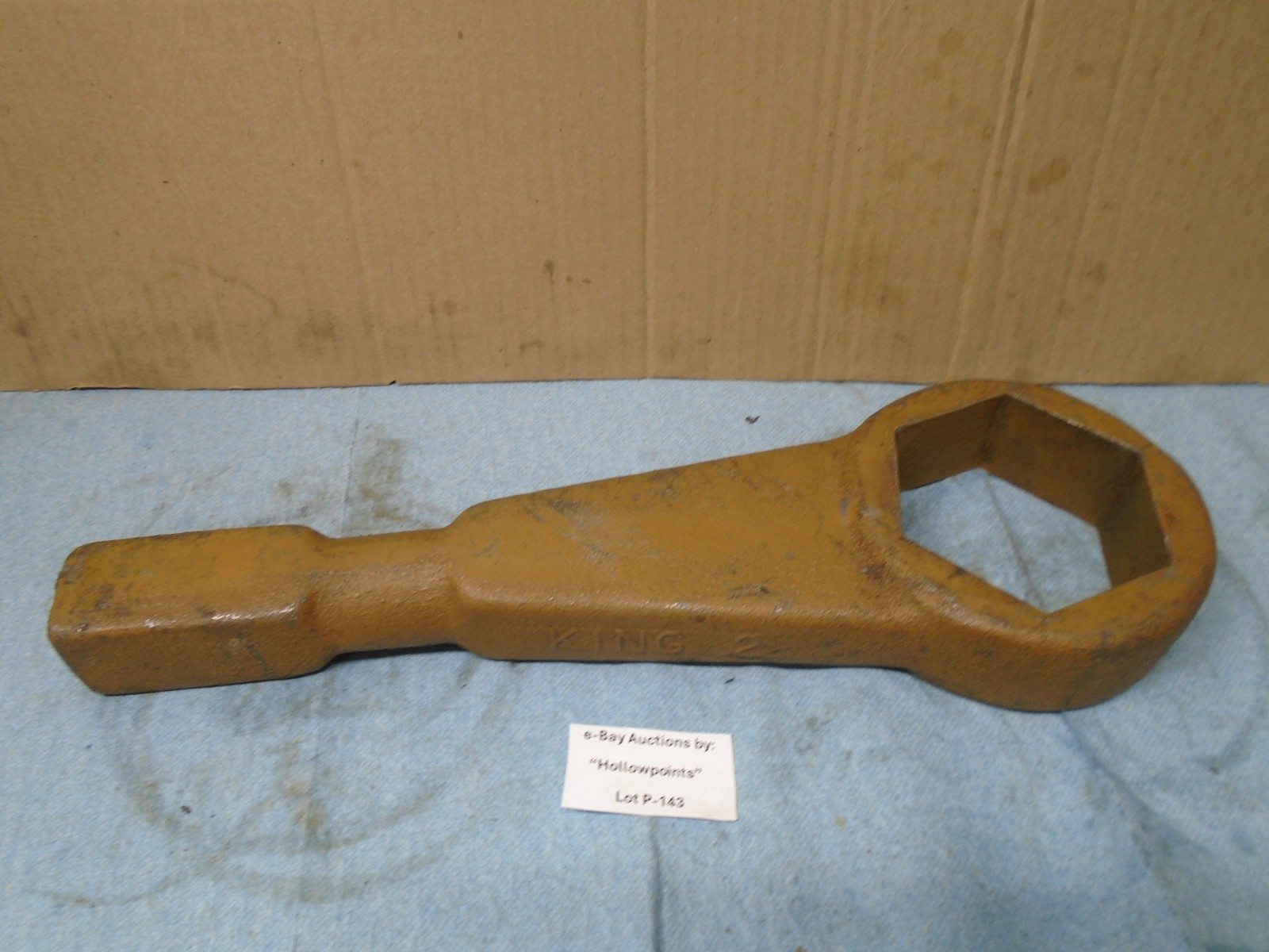 King  BW7200  Striking 3-1/8" Slugging Wrench 2" USS 6Pt Str. Handle P143