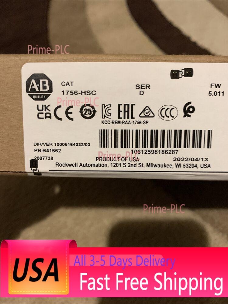 2022-2023 New Factory Sealed 1756-HSC Allen-Bradley  AB 1756HSC