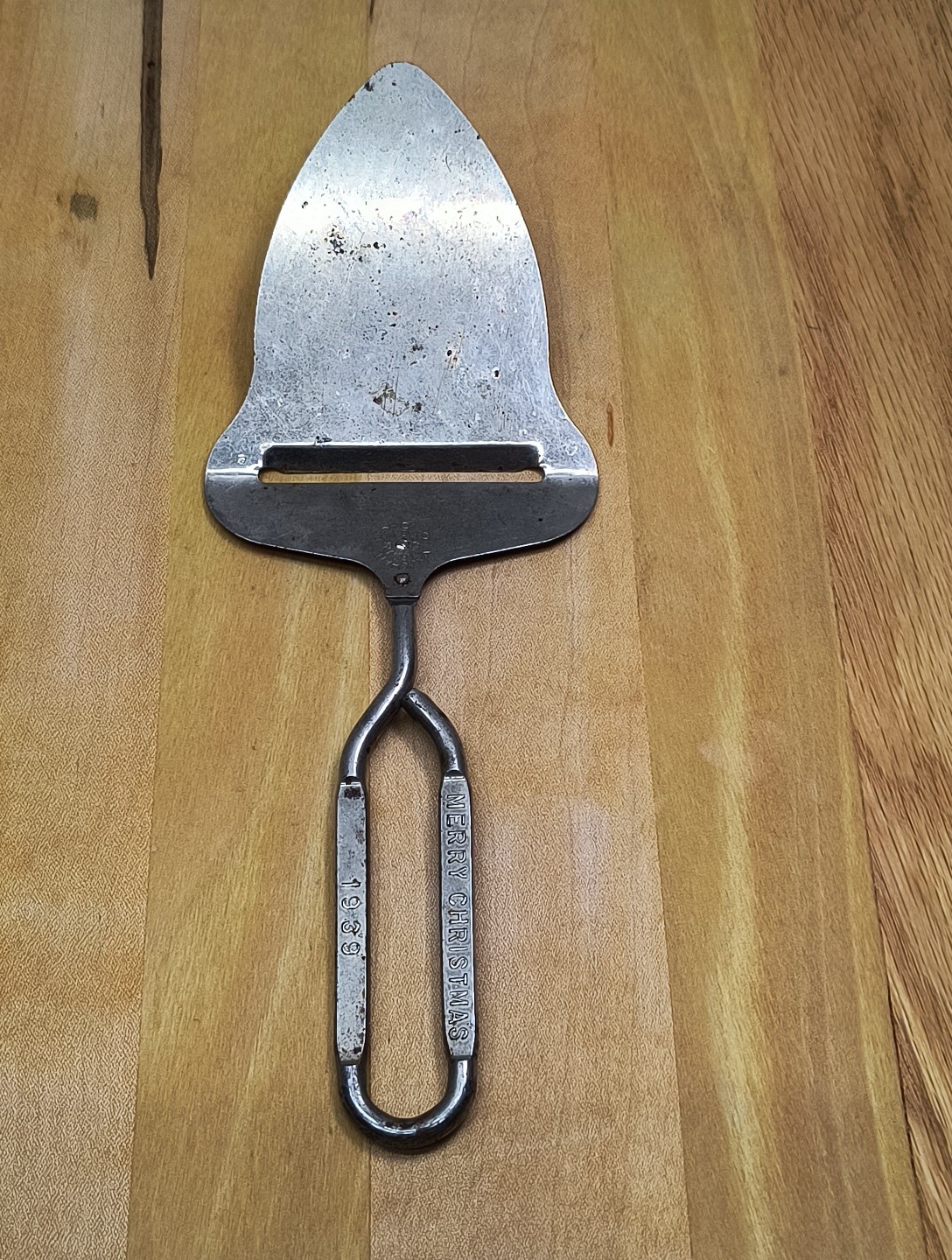 Vaughan Cheese Slicer 1939 Merry Christmas Valley Daily News The People's Paper