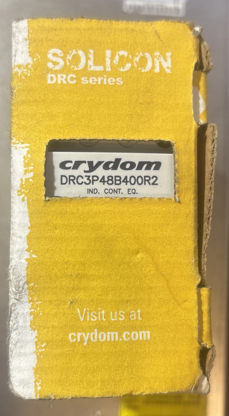 Crydom DRC3P48B4002 3-Phase Solid State Motor Controller 7.6A 480VAC NIB