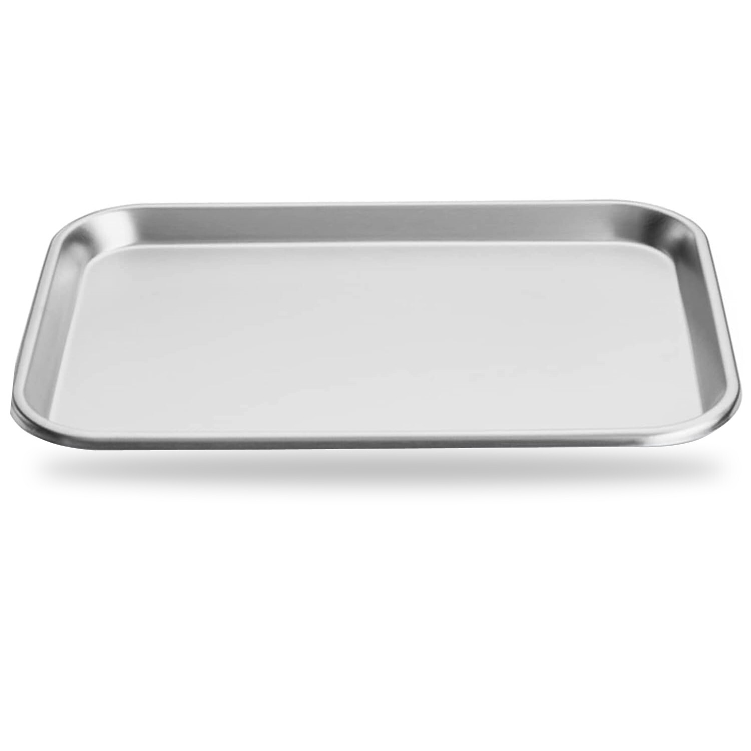 High Quality Body Piercing Instrument Tray Stainless Steel 13" X 9.5" Flat Tray