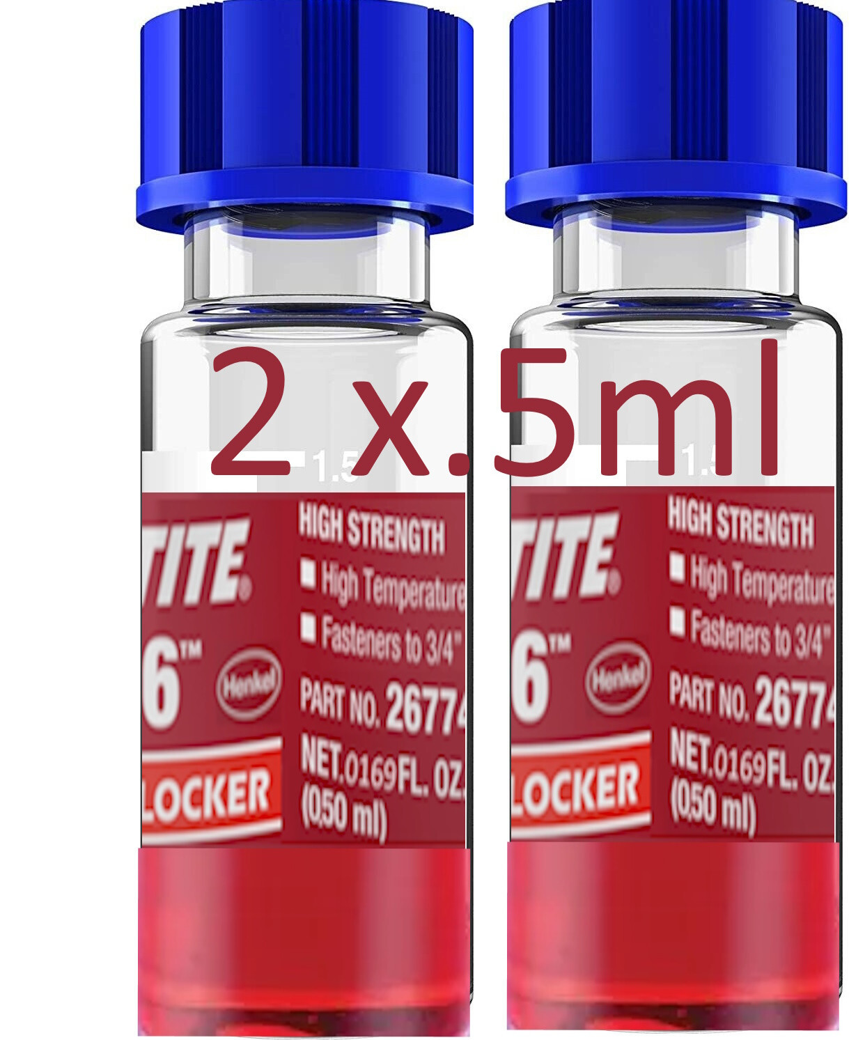 Loctite 266Threadlocker 1.0Ml Glass bottle Threadlocker 70 drops