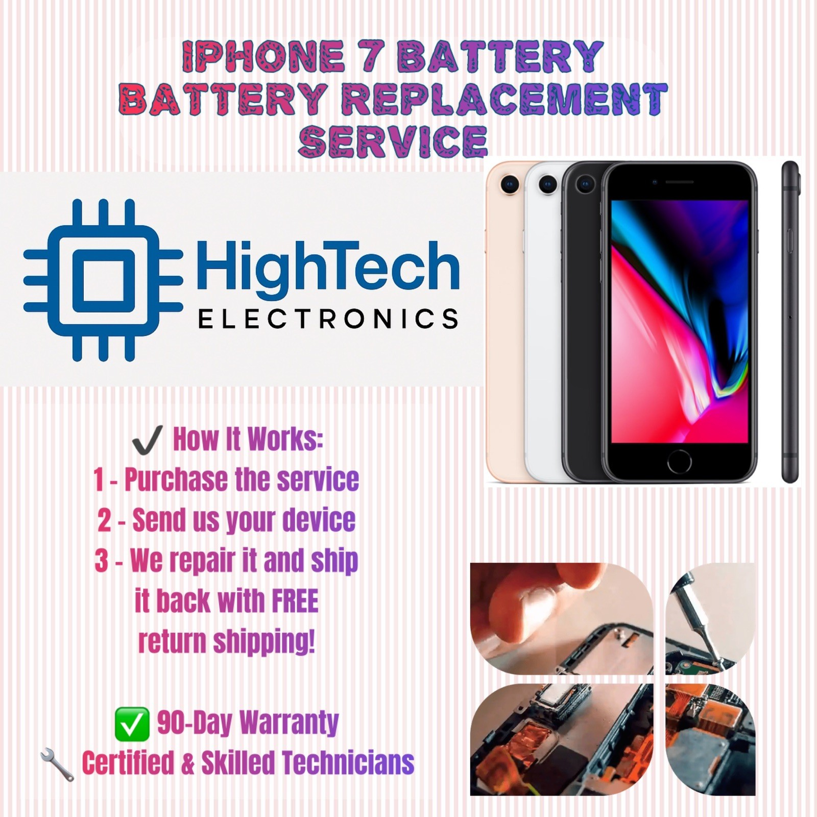 iPHONE 7  BATTERY REPLACEMENT SERVICE Repair