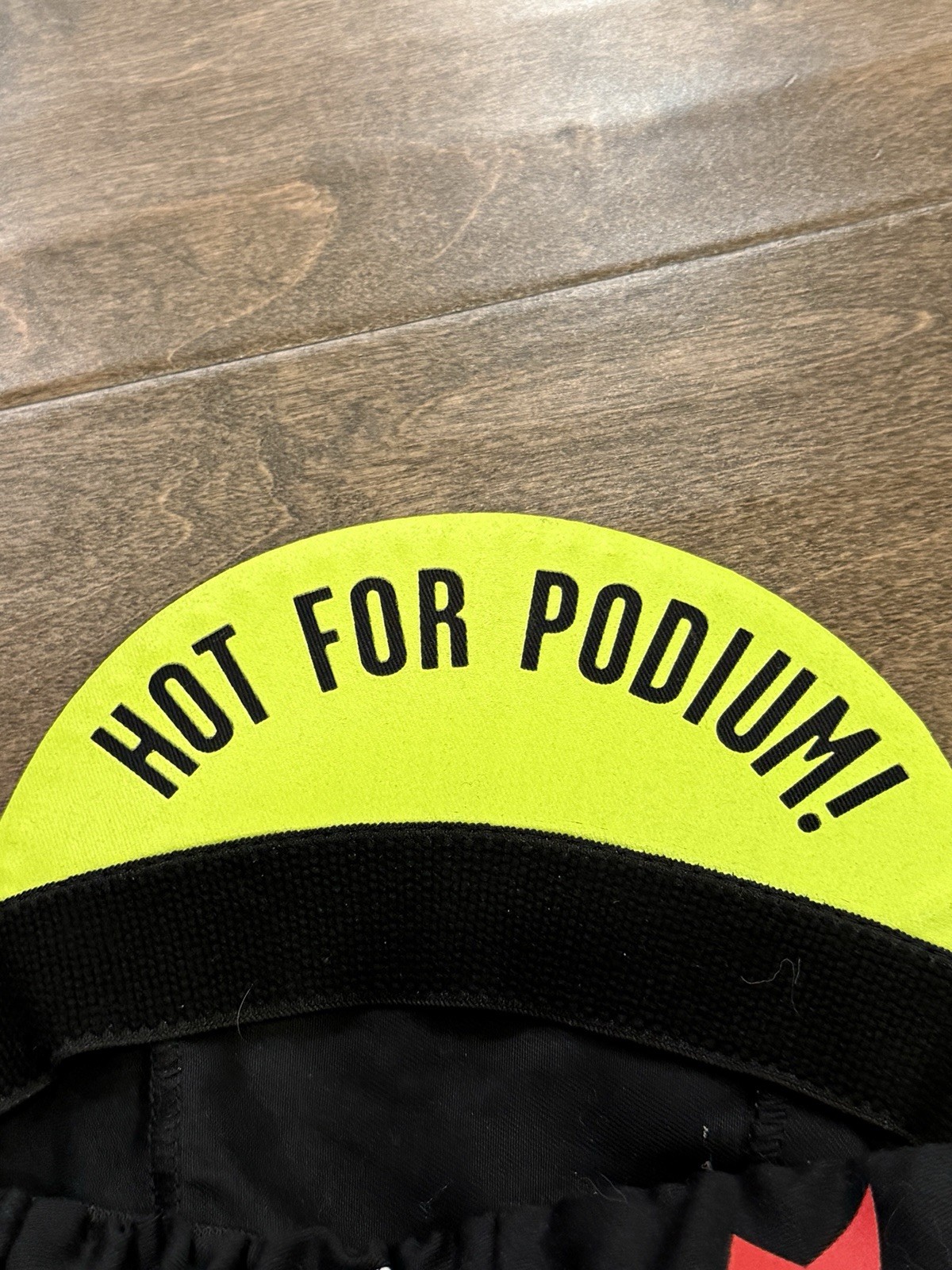 Bobs Red Mill Train With Grain Hot For Podium Black Cycling Stretched Hat Cap