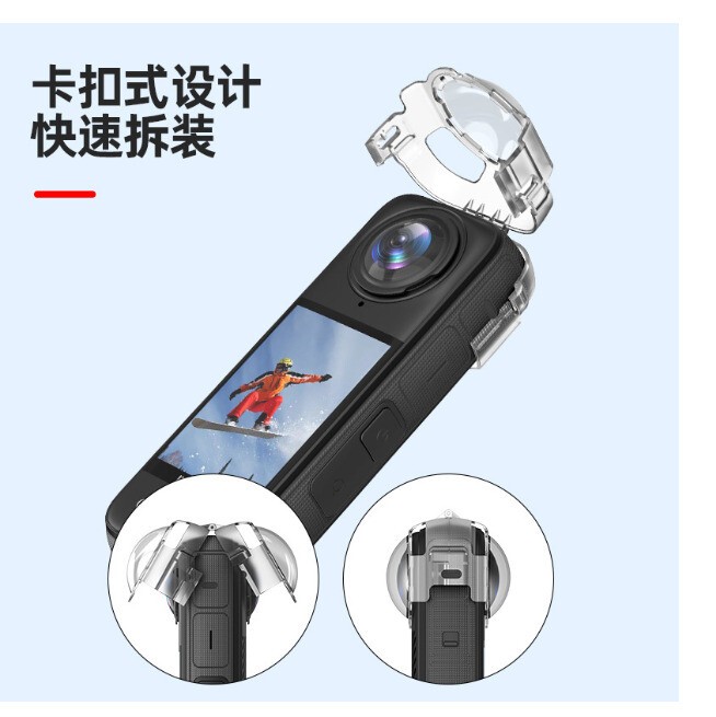 Anti fog Protective Mirror Camera Lens Protective Cover For Flymile Insta360 X4
