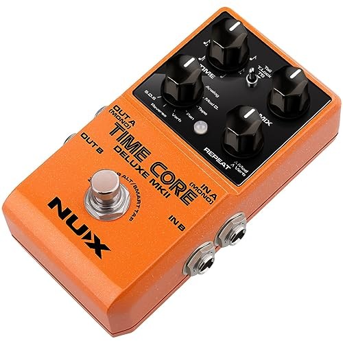 Time Core Deluxe MKII Delay Effect Pedal, 7 Types Delay, 40 Seconds Stereo