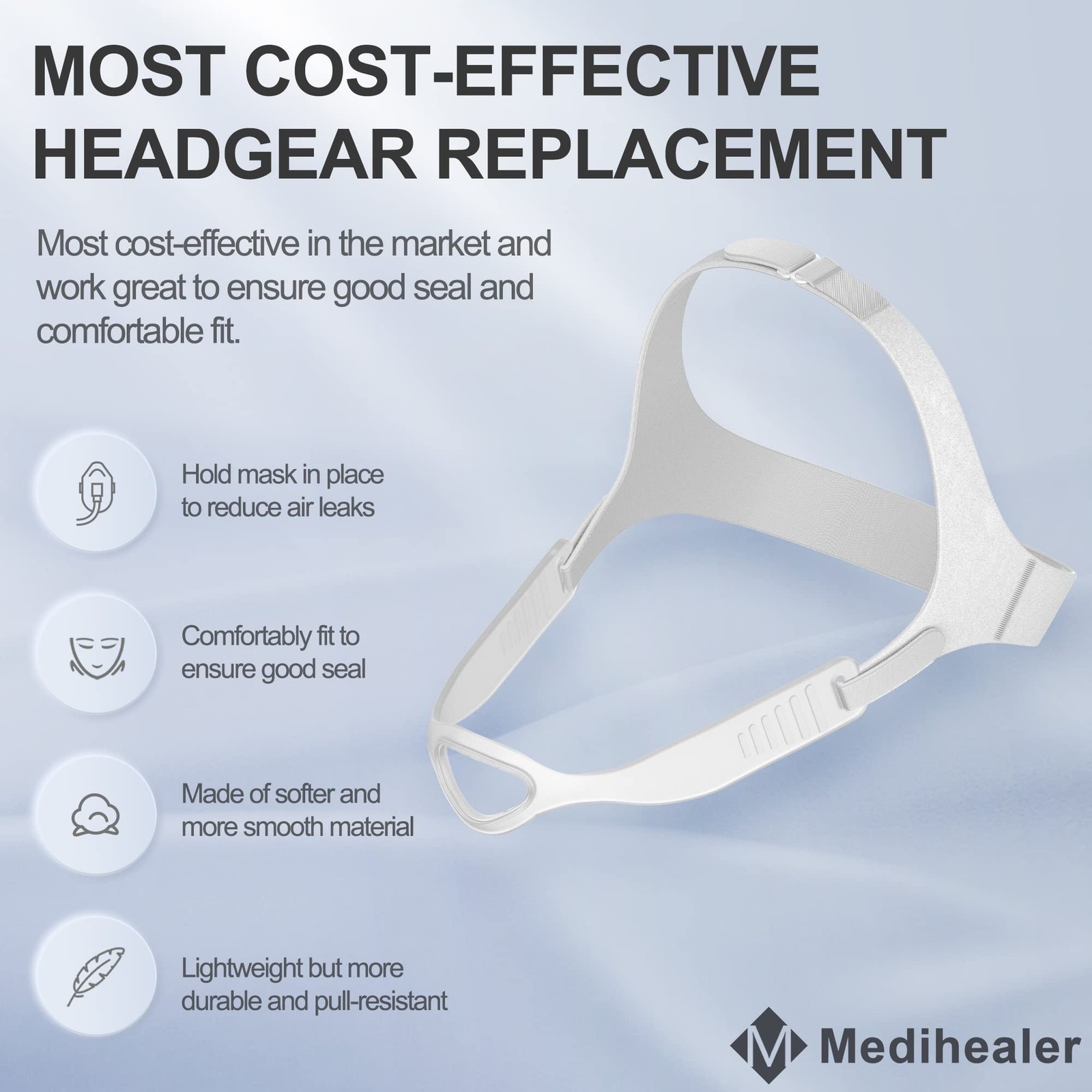 2PCS Replacement Headgear and Frame for Nuance Pro,Include 1 PCS Frame& 1PCS ...