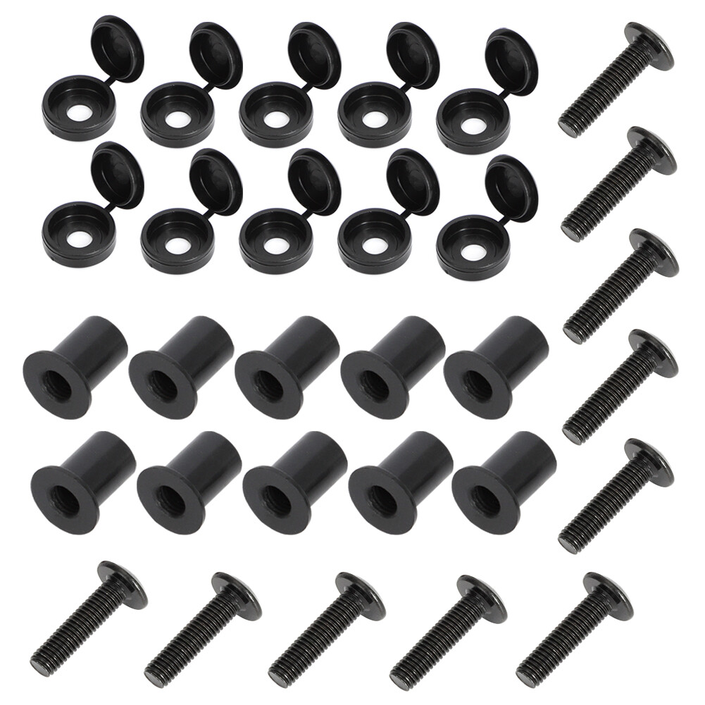 For Arctic Cat Snowmobile Windshield Mounting Hardware Screw Expansion Nuts Set