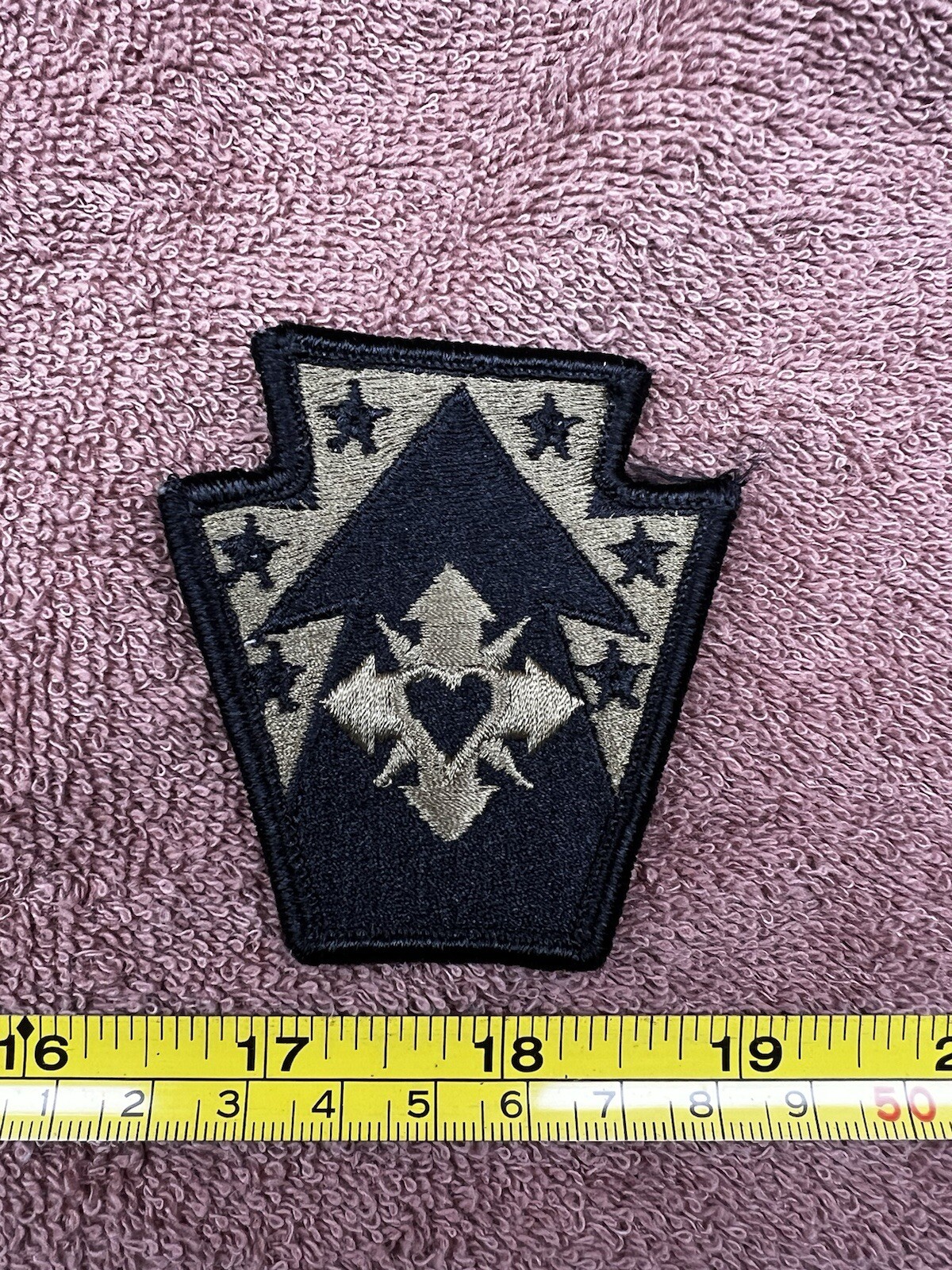 US Army Shoulder Patch, 213th Regional Support Group, PAARNG, OCP w/ Hook Back