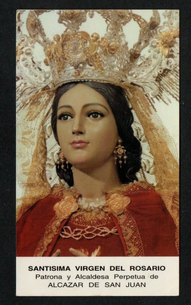 Holy card de la Virgin santino image pieuses estampa