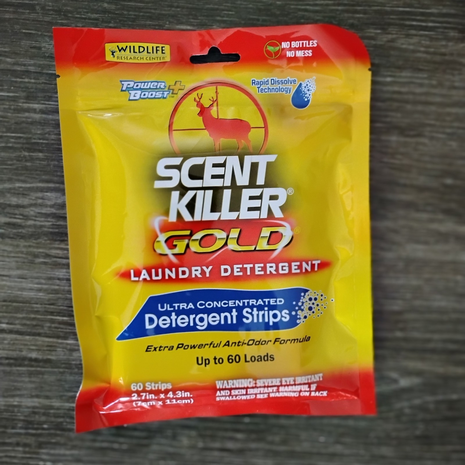 Wildlife Research Center Scent Killer Gold Laundry Detergent Strips 60ct 01285