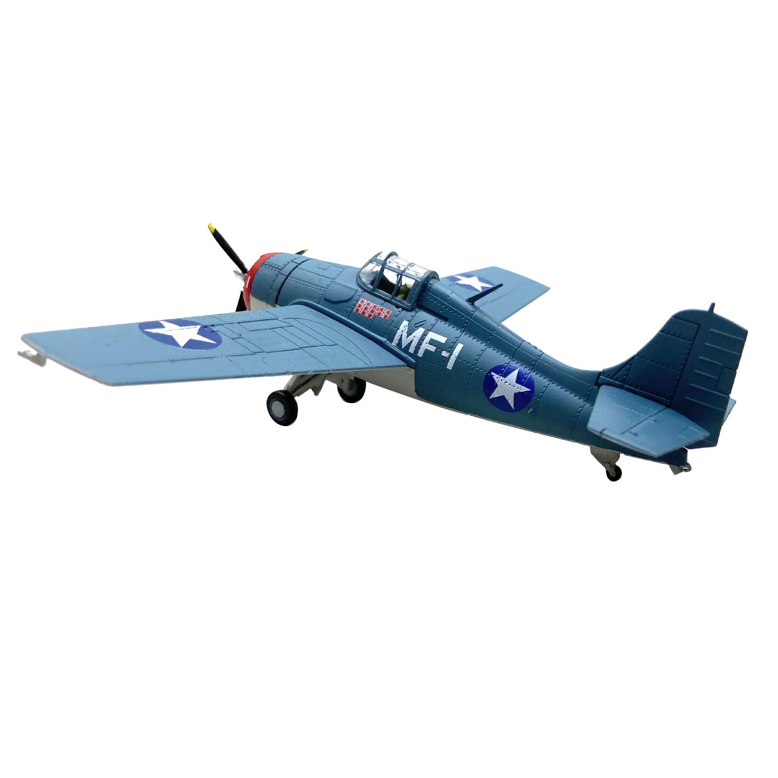 1* 1/72 4.9in WWII For Grumman F4F Wildcat Fighter Model Alloy Model