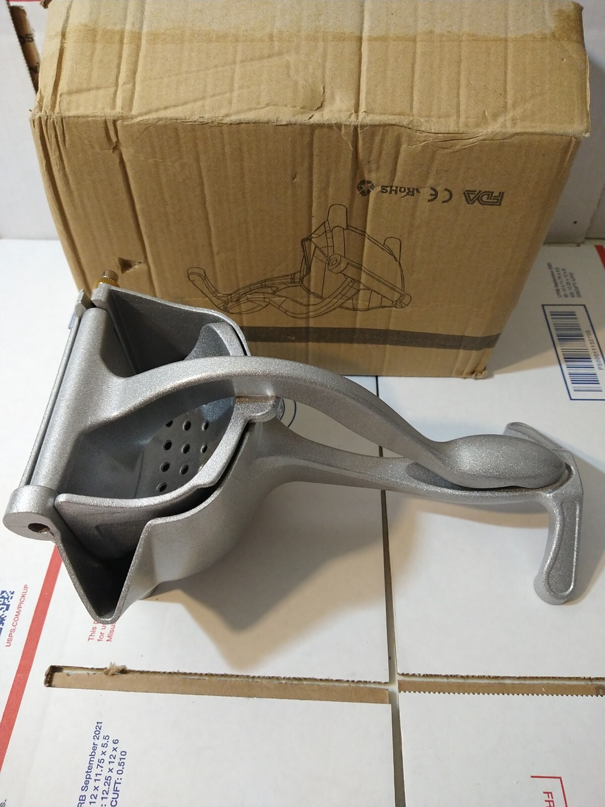 Heavy Duty Manual Fruit Juicer Citrus Lemon Squeezer Hand Press Aluminum Juice