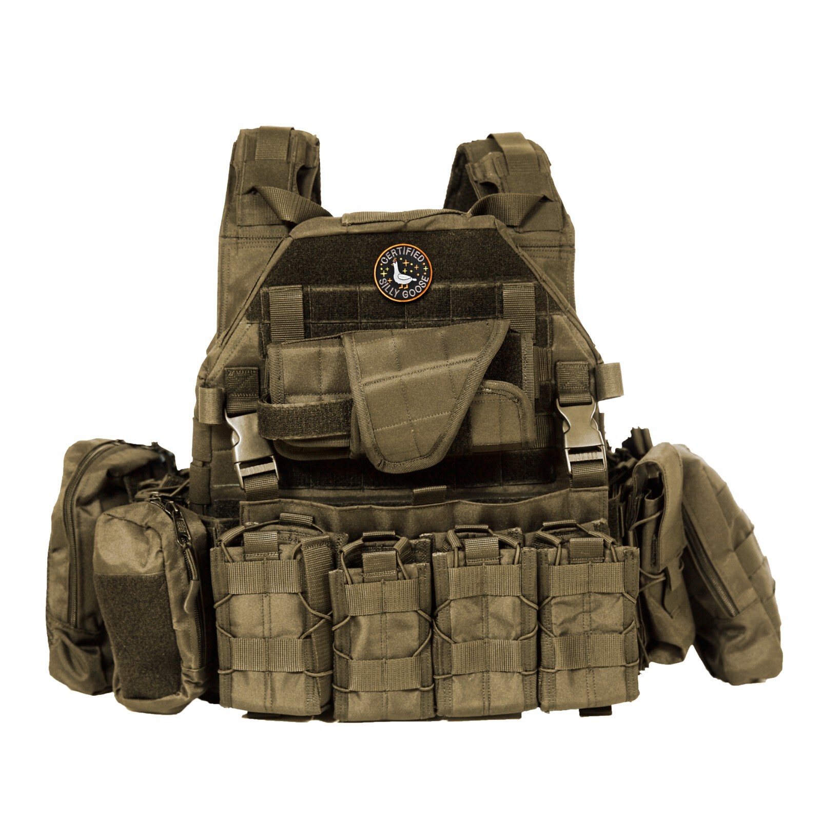 2Pcs Certified Silly Goose Patch Set Embroidered Tactical Patches