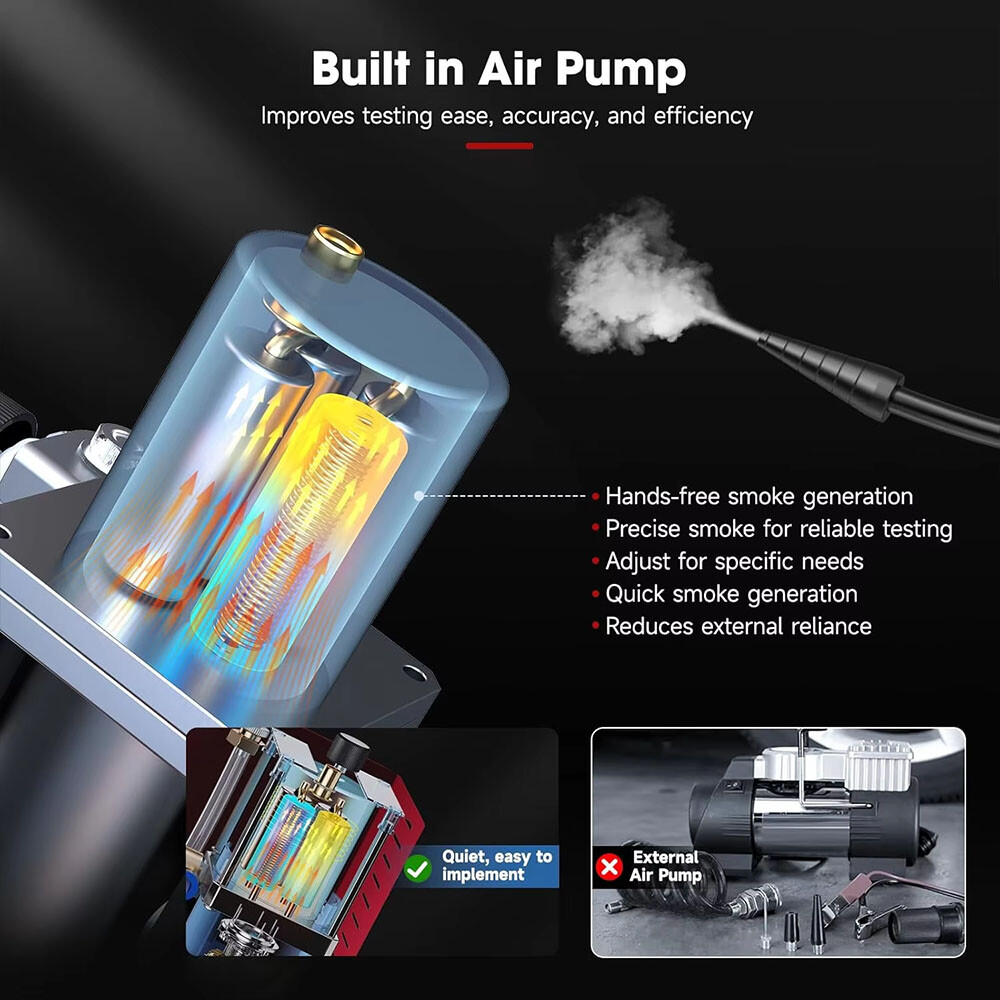 ANCEL L3000 EVAP Smoke Machine Vacuum Leak Detection Tester With Digital Display