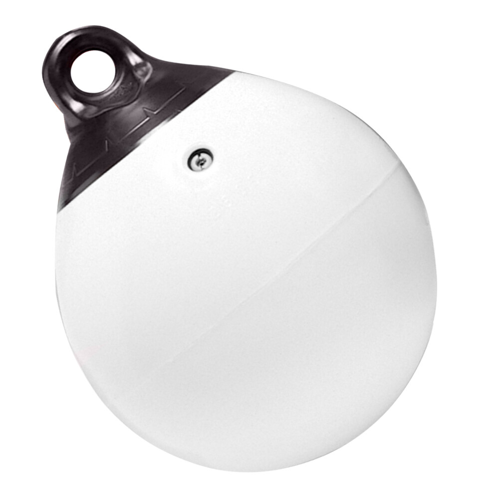 Taylor Made 18" Tuff End Inflatable Vinyl Buoy White 1149 Heavy Duty Fender